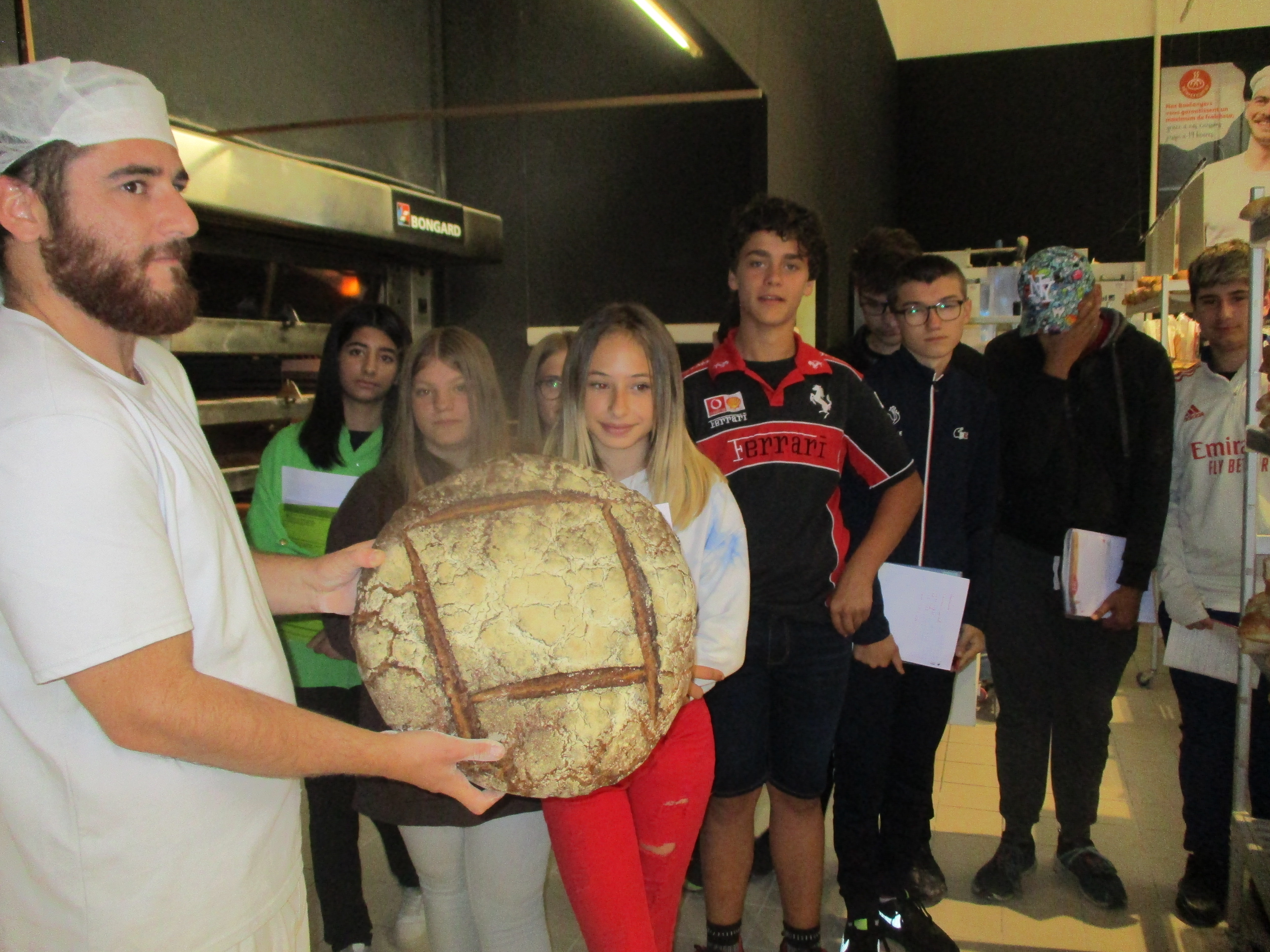Visite des ateliers Pâtisserie et Boulangerie à Auchan