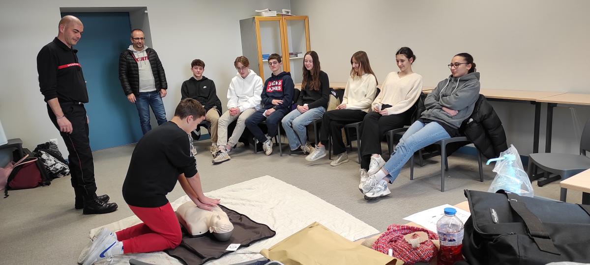 Les Secondes formés aux premiers secours : une première dans le département !